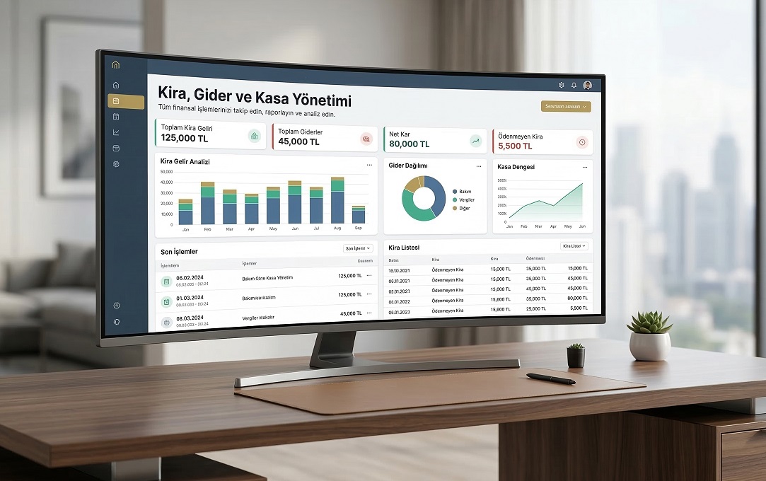 Kira, Gider ve Kasa Yönetimi
